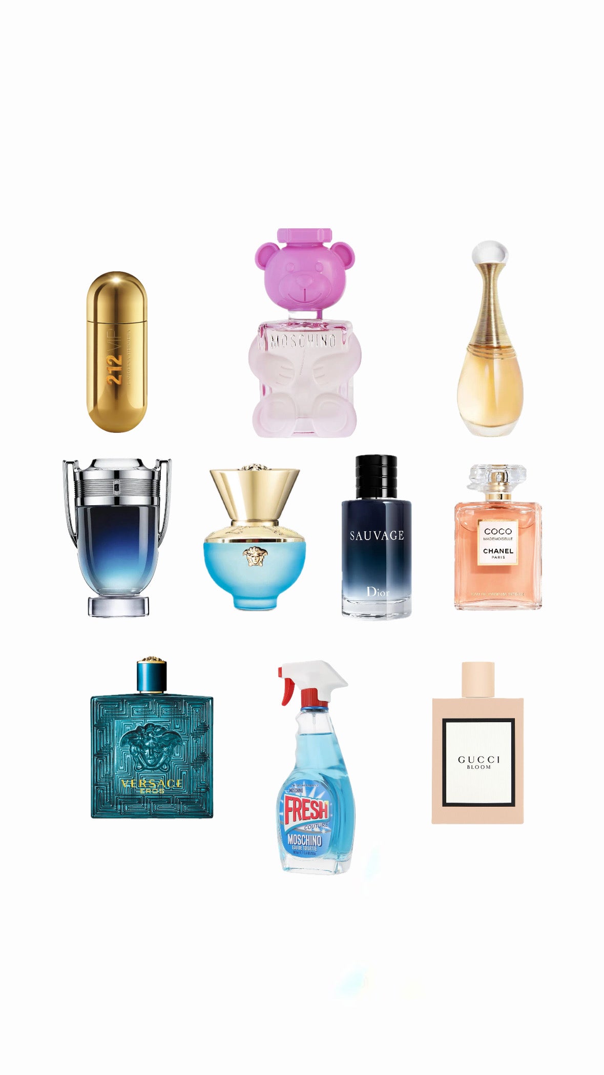 PAQUETE DE 10 PERFUMES