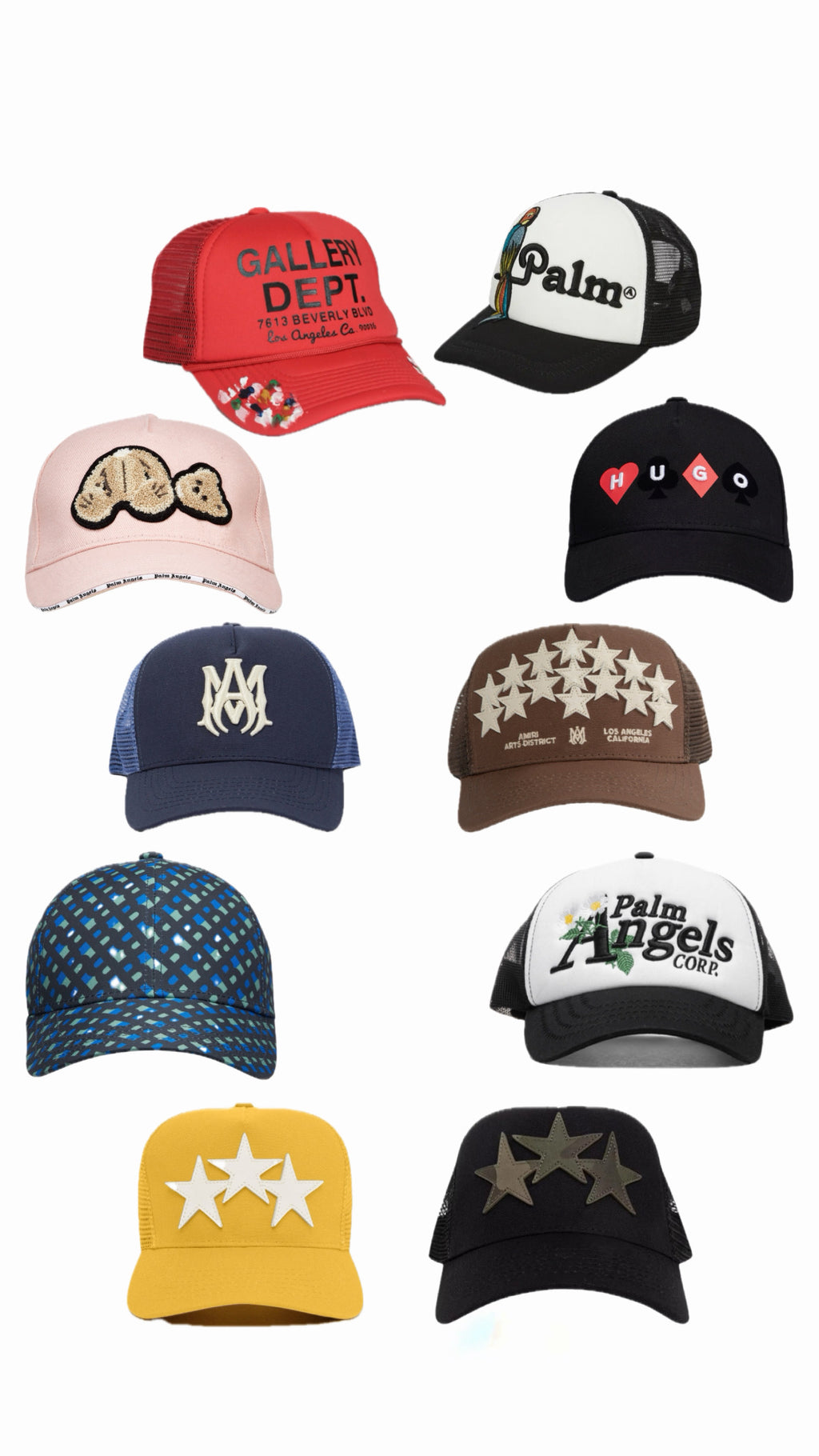 PAQUETE DE 10 GORRAS